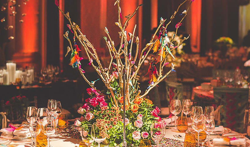 Nishika Lulla's Floral Decor On Table